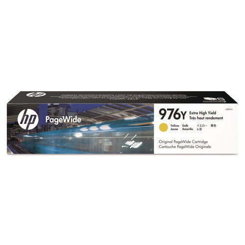 Image of HP HP 976y, (l0r07a) Extra High-Yield Yellow Original Pagewide Cartridge