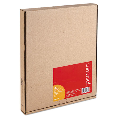 Image of Universal® Self-Tab Index Dividers, 5-Tab, 11 X 8.5, White, 36 Sets