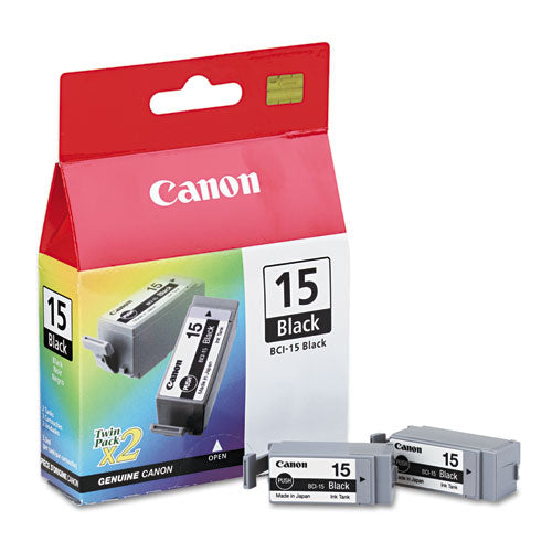 Image of Canon® 8190a003 (bci-15) Ink, 130 Page-Yield, Black