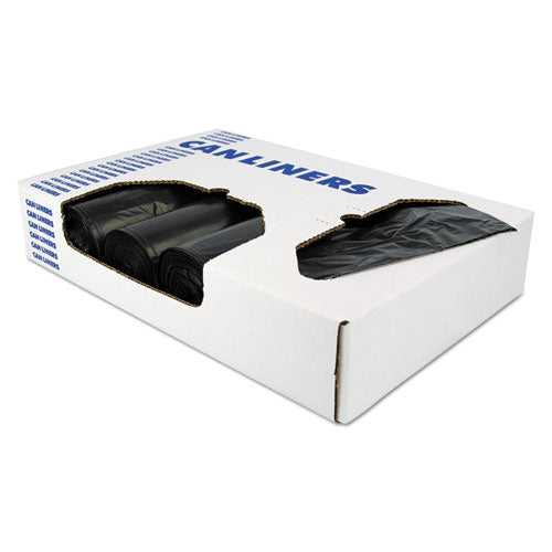Image of Heritage X-Liner Reprocessed Liners, 60 gal, 1.7 mil, 38" x 58", Black, 100/Carton