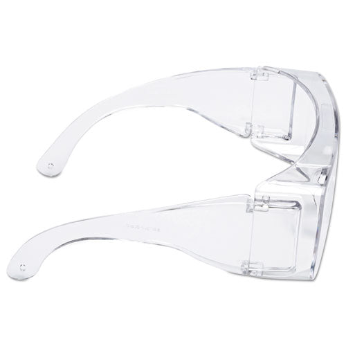 Image of 3M Tour Guard V Safety Glasses, One Size Fits Most, Clear Frame/lens, 20/box