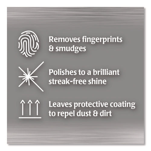 Image of WEIMAN® Stainless Steel Cleaner And Polish, 17 Oz Aerosol, 6/carton