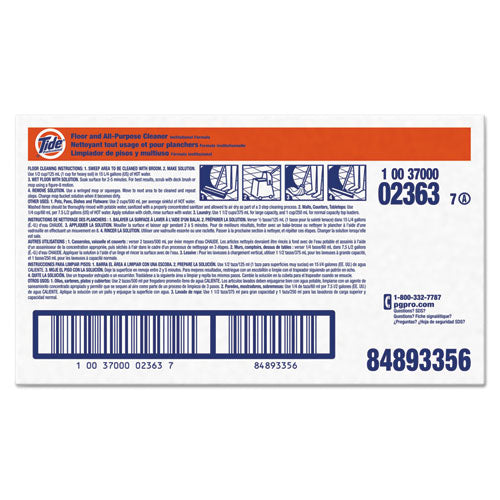 Image of Tide® Professional Floor And All-Purpose Cleaner, 18 Lb Box