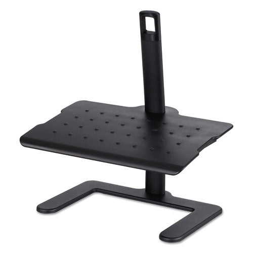 Image of Safco® Height-Adjustable Footrest, 20.5w X 14.5d X 3.5 To 21.5h, Black