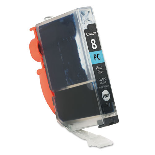 Image of Canon® 0624b002 (cli-8) Ink, 450 Page-Yield, Photo Cyan