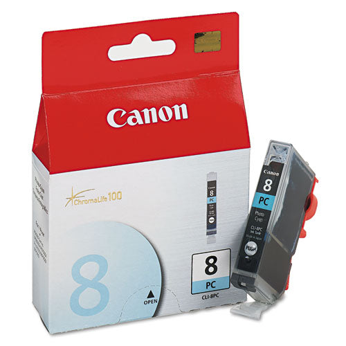 Image of Canon® 0624b002 (cli-8) Ink, 450 Page-Yield, Photo Cyan