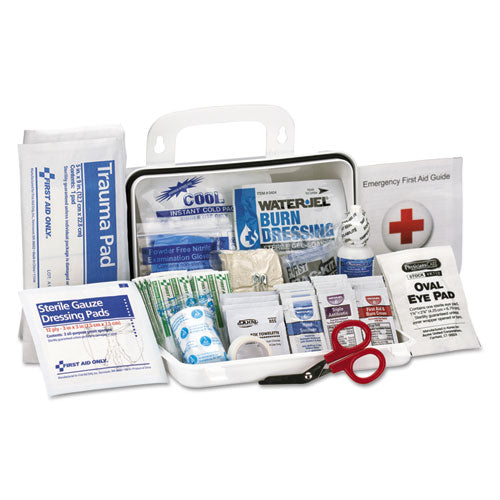 Image of First Aid Only Ansi Class A 10 Person First Aid Kit, 71 Pieces, Plastic Case