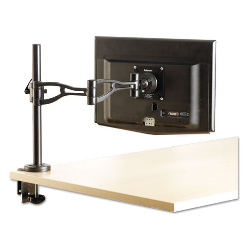 Image of Fellowes® Professional Series Depth Adjustable Monitor Arm, 360 Degree Rotation, 37 Degree Tilt, 360 Degree Pan, Black, Supports 24 Lb
