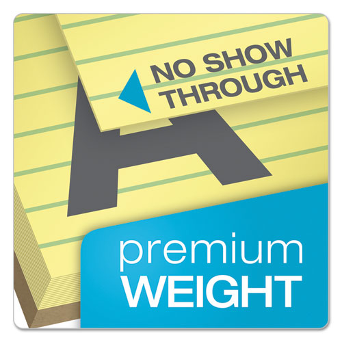 Image of TOPS Docket Gold Ruled Perforated Pads, Wide/legal Rule, 50 Canary-Yellow 8.5 X 14 Sheets, 12/pack