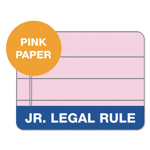 Image of TOPS Prism + Colored Writing Pads, Narrow Rule, 50 Pastel Pink 5 X 8 Sheets, 12/pack