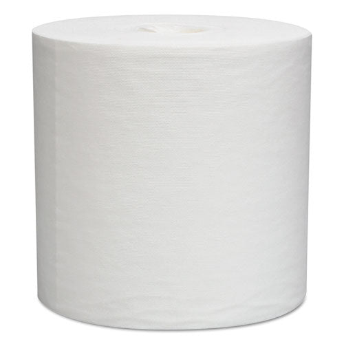 Image of WypAll® L30 Towels, Center-Pull Roll, 9.8 x 15.2, White, 300/Roll, 2 Rolls/Carton