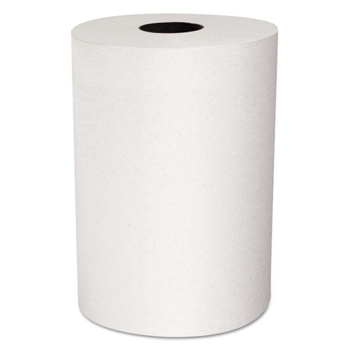 Image of Scott® Slimroll Towels, Absorbency Pockets, 8" x 580 ft, White, 6 Rolls/Carton