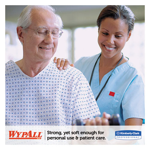 Image of WypAll® L30 Towels, POP-UP Box, 9.8 x 16.4, White, 120/Box, 6 Boxes/Carton