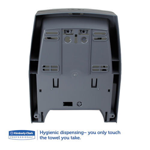 Image of Kimberly-Clark Professional Sanitouch Hard Roll Towel Dispenser, 12.63 X 10.2 X 16.13, Smoke