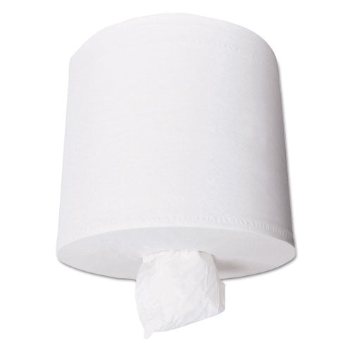 Image of Scott® Essential Center-Pull Towels, Absorbency Pockets, 2-Ply, 8 x 15, White, 500/Roll, 4 Rolls/Carton
