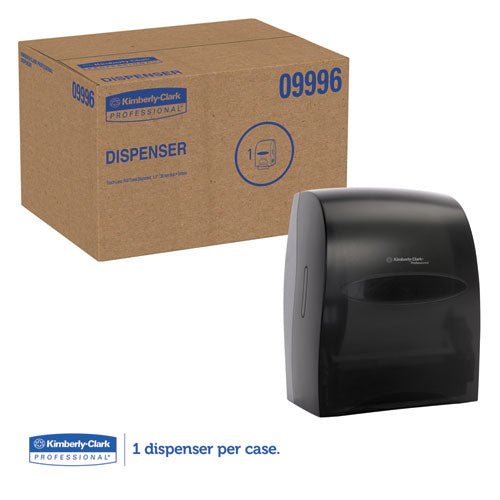 Image of Kimberly-Clark Professional Sanitouch Hard Roll Towel Dispenser, 12.63 X 10.2 X 16.13, Smoke