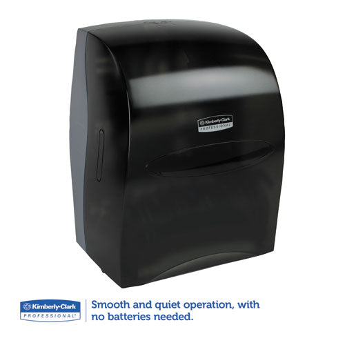Image of Kimberly-Clark Professional Sanitouch Hard Roll Towel Dispenser, 12.63 X 10.2 X 16.13, Smoke