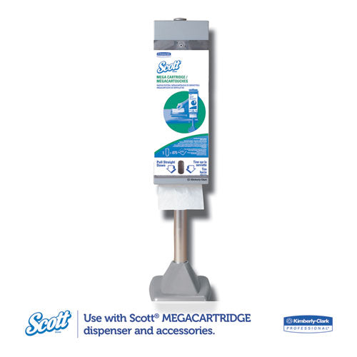 Image of Scott® Megacartridge Napkins, 1-Ply, 8 2/5 X 6 1/2, White, 875/pack, 6 Packs/carton