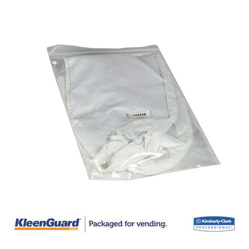 Image of KleenGuard A40 Liquid And Particle Protection Shoe Covers, Medium, White, 400/Carton