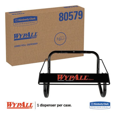 Image of WypAll® Jumbo Roll Dispenser, 16.8 X 8.8 X 10.8, Black