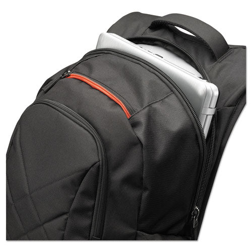 Image of Case Logic® 16" Laptop Backpack, Fits Devices Up to 16", Polyester, 9.5 x 14 x 16.75, Black