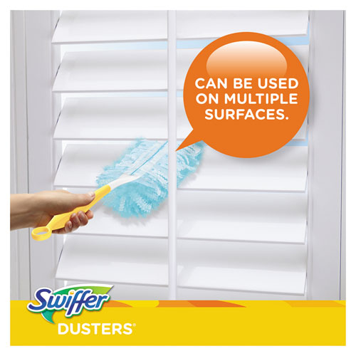 Image of Swiffer® Refill Dusters, Dust Lock Fiber, Light Blue, Unscented, 10/box, 4 Box/carton