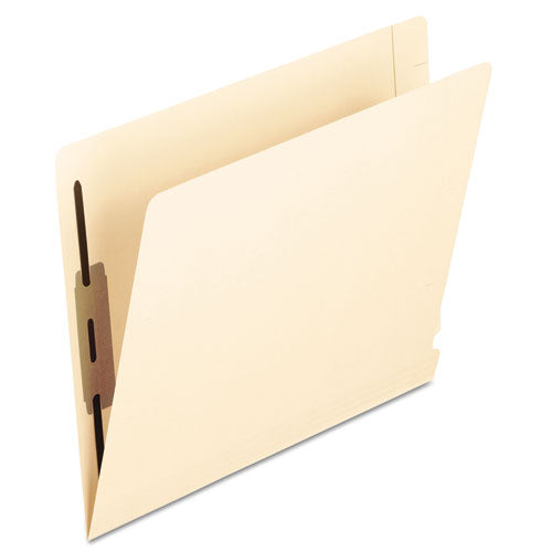 Image of Pendaflex® Manila Laminated End Tab Fastener Folders, 14-pt Manila, 0.75" Expansion, 2 Fasteners, Letter Size, Manila Exterior, 50/Box