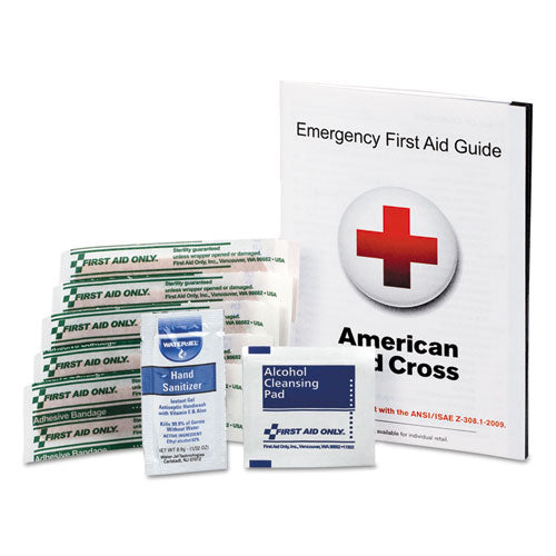 Image of First Aid Only First Aid Guide W/supplies, 9 Pieces