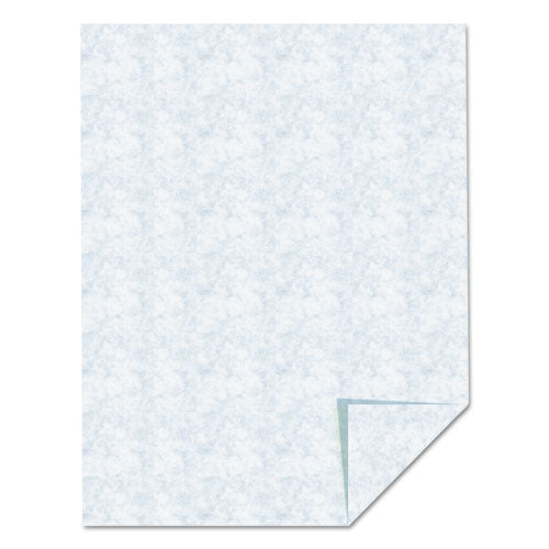 Image of Southworth® Parchment Specialty Paper, 24 lb Bond Weight, 8.5 x 11, Blue, 100/Box