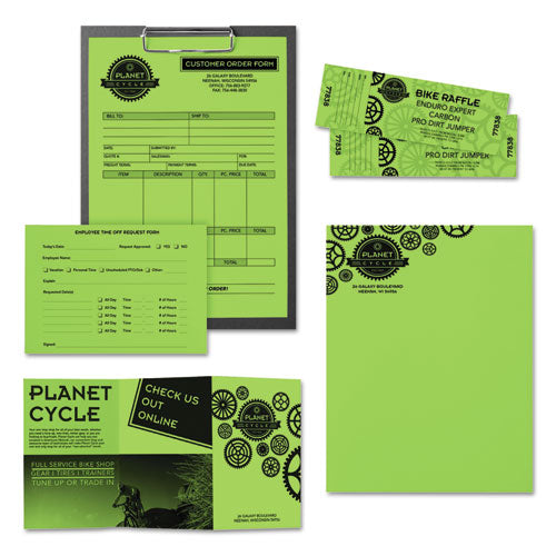 Image of Astrobrights® Color Paper, 24 lb Bond Weight, 8.5 x 11, Martian Green, 500/Ream