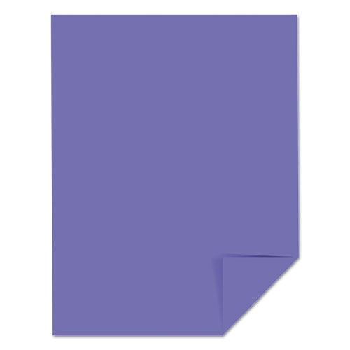 Image of Astrobrights® Color Cardstock, 65 lb Cover Weight, 8.5 x 11, Venus Violet, 250/Pack