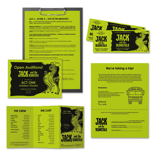 Image of Astrobrights® Color Paper, 24 lb Bond Weight, 8.5 x 11, Terra Green, 500/Ream