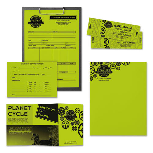Image of Astrobrights® Color Paper, 24 lb Bond Weight, 8.5 x 11, Terra Green, 500/Ream