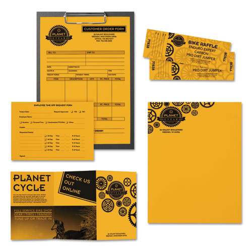 Image of Astrobrights® Color Paper, 24 lb Bond Weight, 8.5 x 11, Galaxy Gold, 500 Sheets/Ream