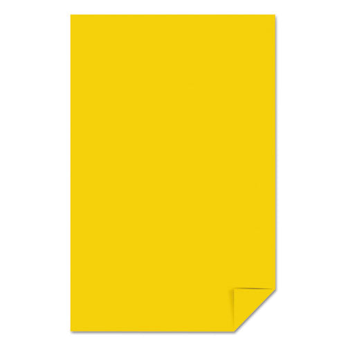 Image of Astrobrights® Color Paper, 24 lb Bond Weight, 11 x 17, Solar Yellow, 500/Ream