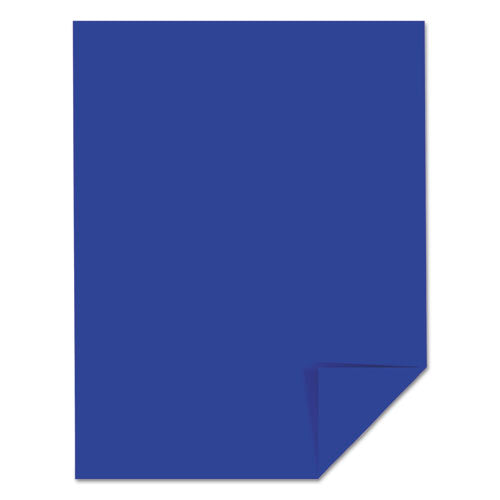 Image of Astrobrights® Color Cardstock, 65 lb Cover Weight, 8.5 x 11, Blast-Off Blue, 250/Pack