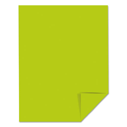 Image of Astrobrights® Color Cardstock, 65 lb Cover Weight, 8.5 x 11, Terra Green, 250/Pack