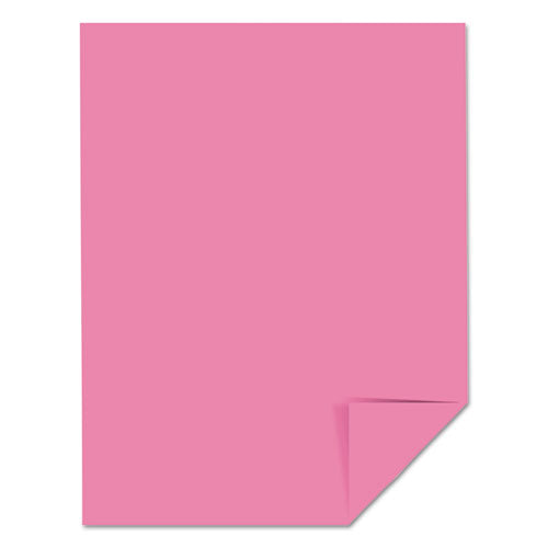 Image of Astrobrights® Color Cardstock, 65 lb Cover Weight, 8.5 x 11, Pulsar Pink, 250/Pack