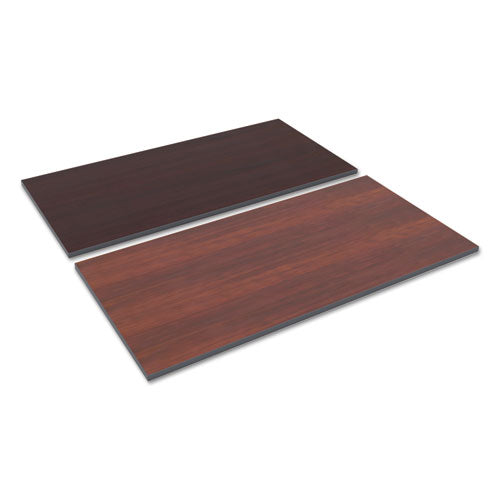 Image of Alera® Reversible Laminate Table Top, Rectangular, 59.38w X 29.5,medium Cherry/mahogany