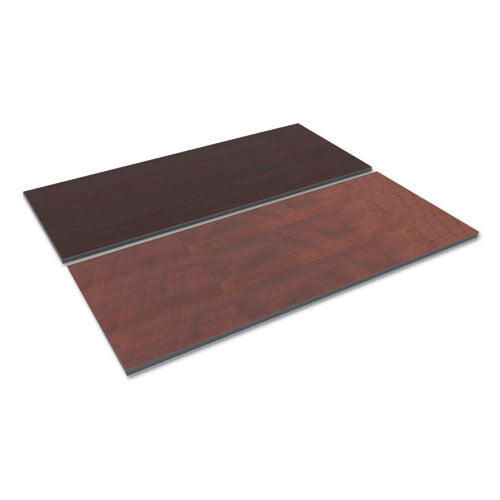 Image of Alera® Reversible Laminate Table Top, Rectangular, 71.5 X 29.5, Medium Cherry/mahogany