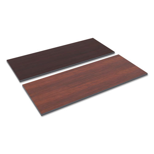 Image of Alera® Reversible Laminate Table Top, Rectangular, 59.5w X 23.63,medium Cherry/mahogany