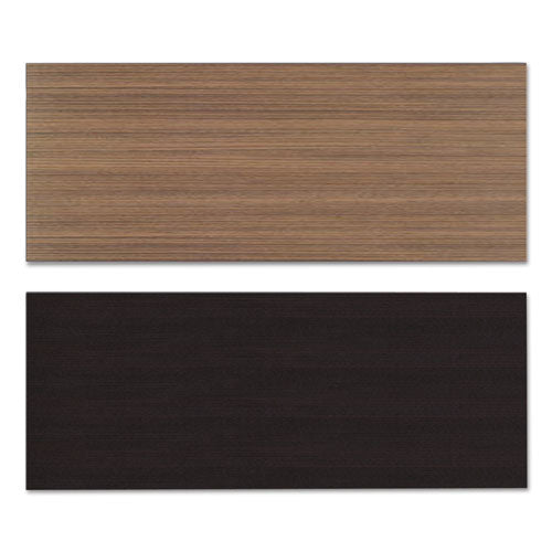 Image of Alera® Reversible Laminate Table Top, Rectangular, 59.38w X 23.63d, Espresso/walnut