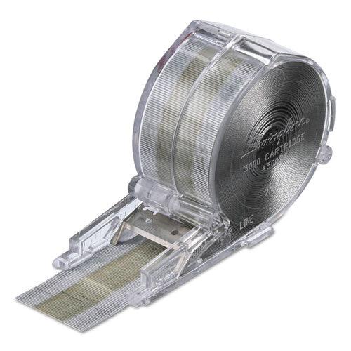 Image of Swingline® Cartridge Staples, 0.25" Leg, 0.5" Crown, Steel, 5,000/box