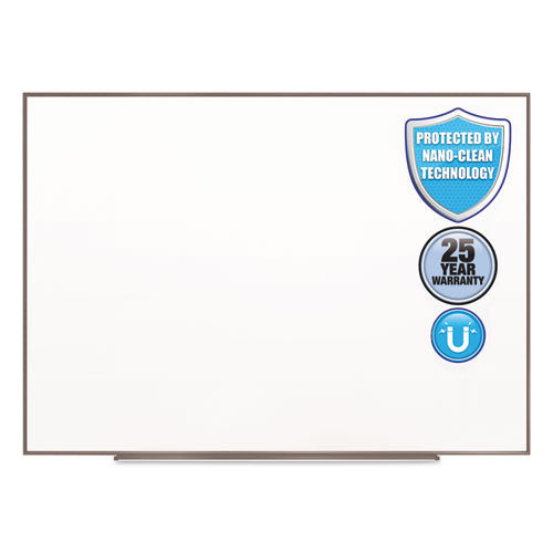 Image of Quartet® Fusion Nano-Clean Magnetic Whiteboard, 48" x 36", White Surface, Satin Aluminum Frame