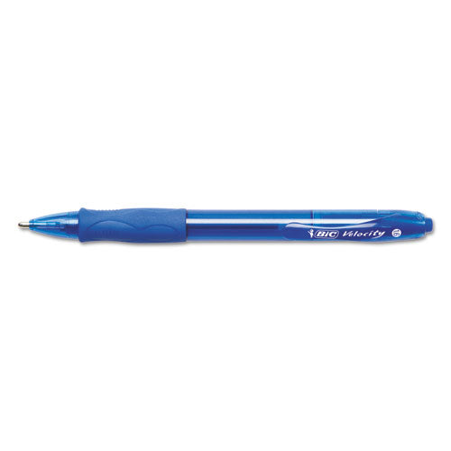 Image of BIC® GLIDE Bold Ballpoint Pen Value Pack, Retractable, Bold 1.6 mm, Blue Ink, Translucent Blue Barrel, 36/Pack