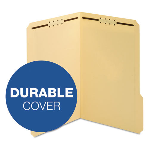 Image of Pendaflex® Top Tab Fastener Folder, 0.75" Expansion, 2 Fasteners, Legal Size, Manila Exterior, 50/Box