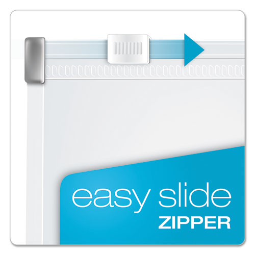 Image of Cardinal® Expanding Zipper Binder Pockets, 8.5 x 11, Clear, 3/Pack
