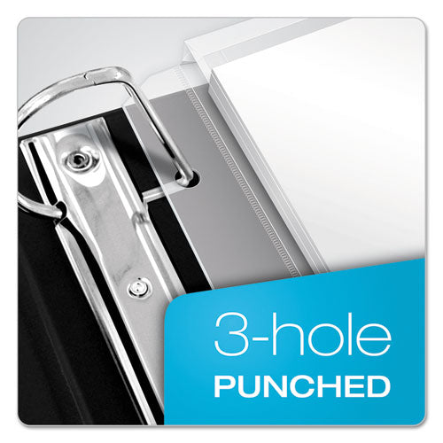 Image of Cardinal® Expanding Zipper Binder Pockets, 8.5 x 11, Clear, 3/Pack