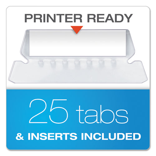 Image of Pendaflex® Extra Capacity Reinforced Hanging File Folders with Box Bottom, 2" Capacity, Letter Size, 1/5-Cut Tabs, Blue, 25/Box