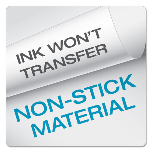 Image of Cardinal® Poly Ring Binder Pockets, 8.5 x 11, Clear, 5/Pack